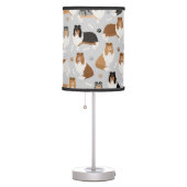 Rough Collie Paws and Bones Table Lamp (Right)