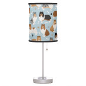 Rough Collie Paws and Bones Table Lamp (Left)