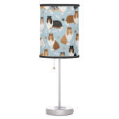 Rough Collie Paws and Bones Table Lamp (Right)