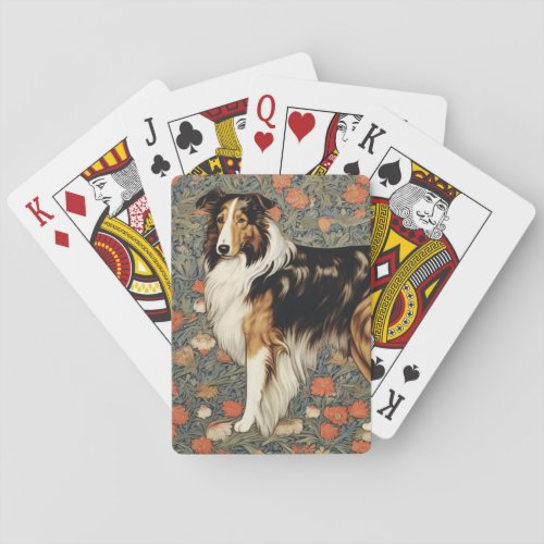 Rough Collie Playing Cards 