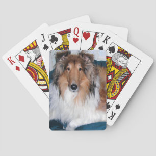 Rough Collie Playing Cards