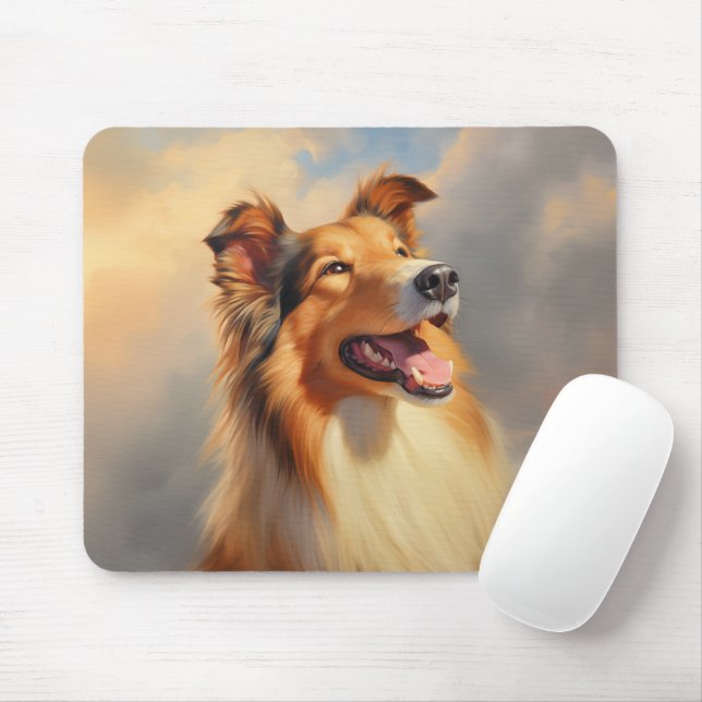 Rough collie / Scottish collie Mouse Pad (With Mouse)