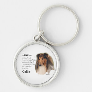 Rough Collie See Also Keychain