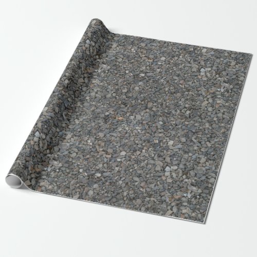 Rough Course Rocky Gravel Wrapping Paper