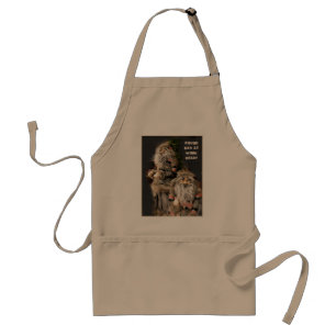 Rough Day at Work Gnomes Adult Apron