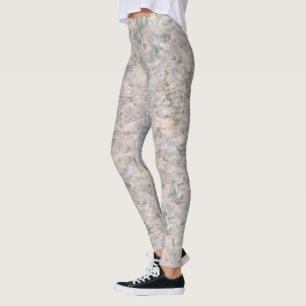Rough Geology Neutral Rock Texture Photo Leggings
