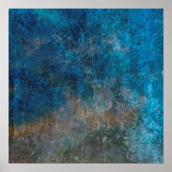 Rough Grunge Texture Artwork | Poster | Zazzle