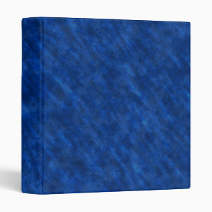 Rough Grungy Velvet Texture: Majestic Royal Blue 3 Ring Binder