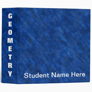 Rough Grungy Velvet Texture: Majestic Royal Blue 3 Ring Binder