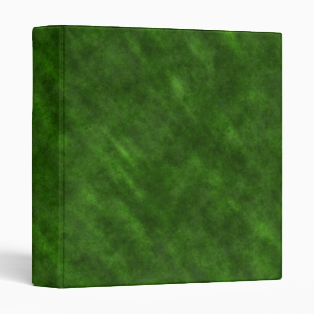 Rough Grungy Velvet Texture: Rich Emerald Green Binder (Front/Spine)