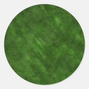 Rough Grungy Velvet Texture: Rich Emerald Green Classic Round Sticker