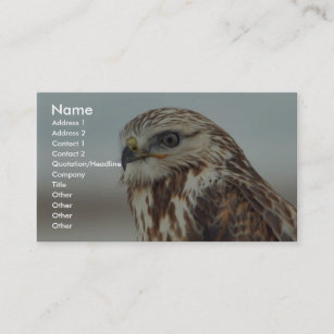 Rough-legged Hawk Business Card