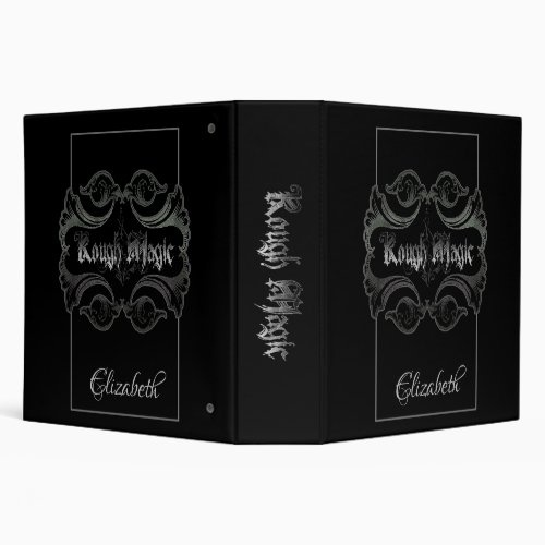 Rough Magic Personalized 3 Ring Binder