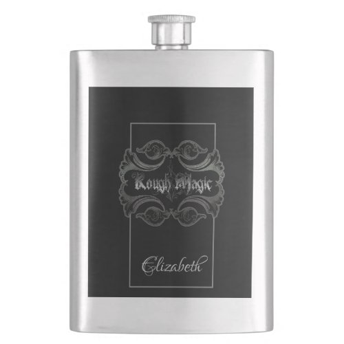 Rough Magic Personalized  Flask