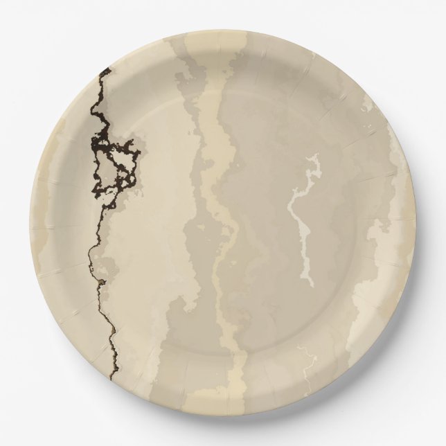 Rough Marble Paper Plates (Front)