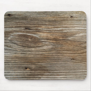 rough old plank of wood mouse pad