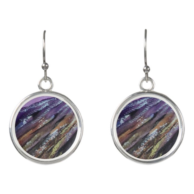 Rough Opal Earrings (Front)