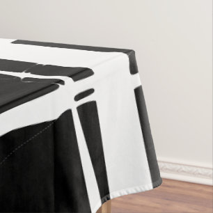 Rough paint abstract tablecloth