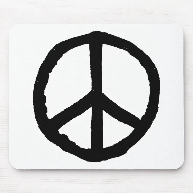 Peace Sign Mouse Pad