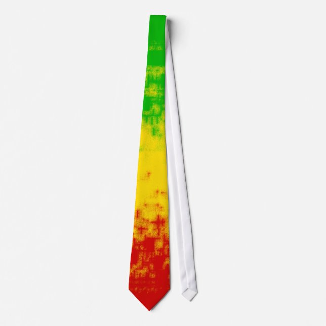 Rough Rasta Design Neck Tie (Front)