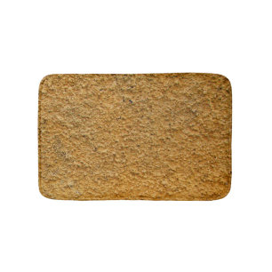 Rough Raw Beton Yellow Construction Wall Bath Mat