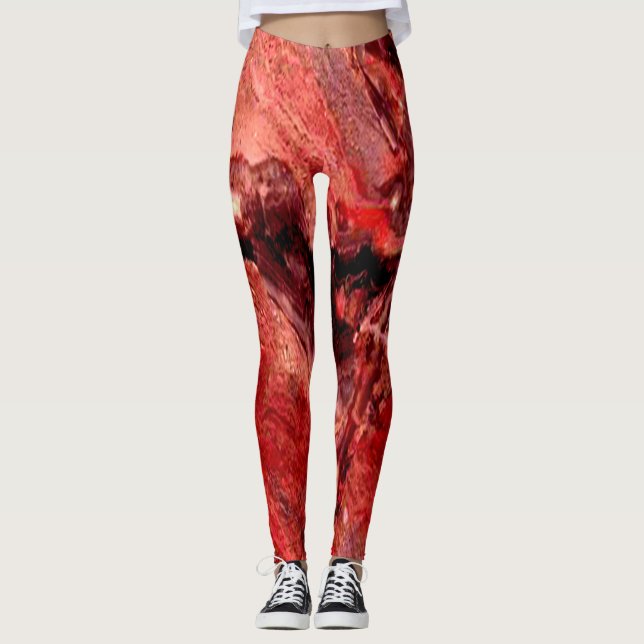 Rough Red Rocks Mars Leggings Unique (Front)