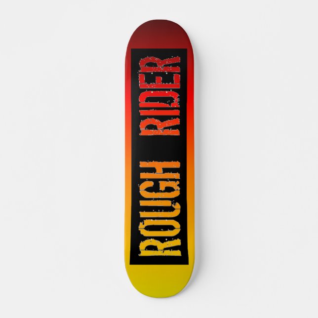 Rough Rider Skateboard Deck (Front)