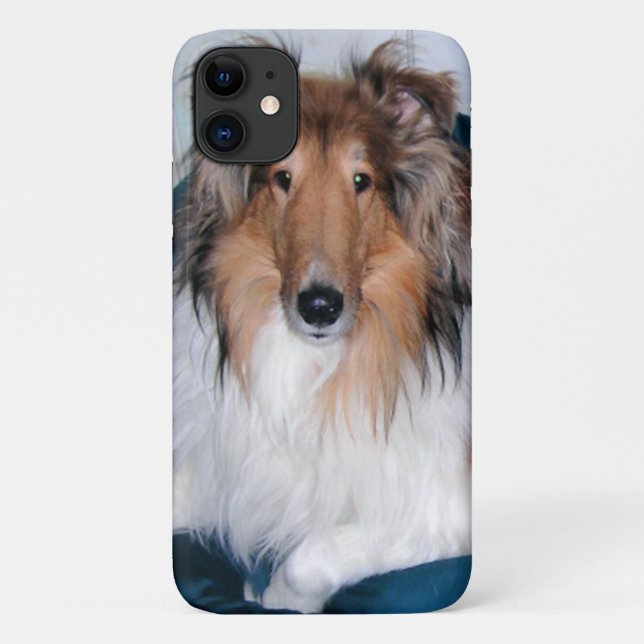 Rough Sable Collie Case-Mate iPhone Case (Back)