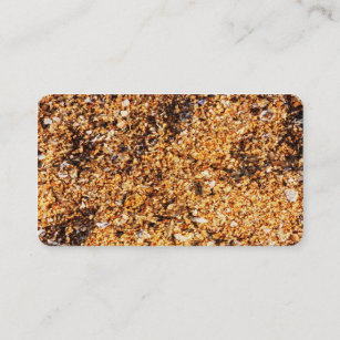Rough sand texture business card
