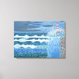 Rough Sea canvas Print