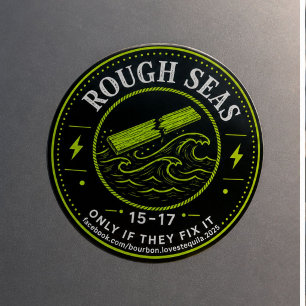 Rough Seas BLT Ratings Margarita Tier Classic Round Sticker