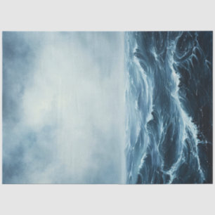 Rough Seas Ocean Waves Decoupage Tissue Paper