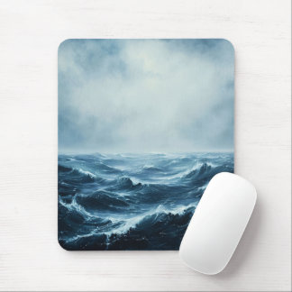 Rough Seas Ocean Waves Mouse Pad