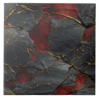 Rough Slate Texture Gold Veins