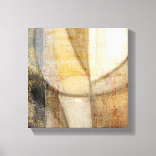 Rough Textured Earth Tone Painting Canvas Print