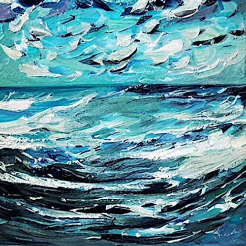 Rough Waters A Turbulent Sea Triptych