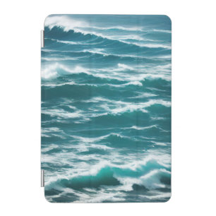 Rough Waters Turquoise Ocean Waves iPad Mini Cover
