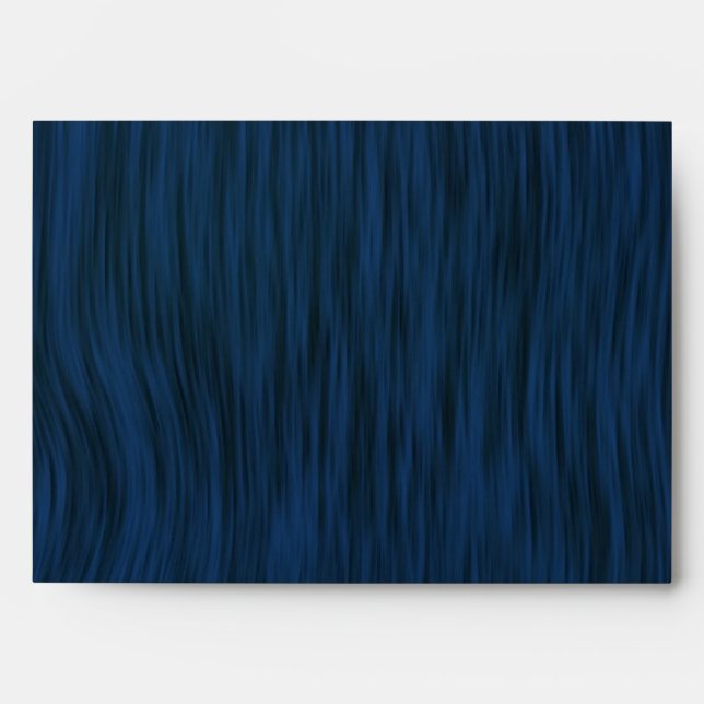 Rough Wood Grain Look Background Deep Blue Envelope (Front)