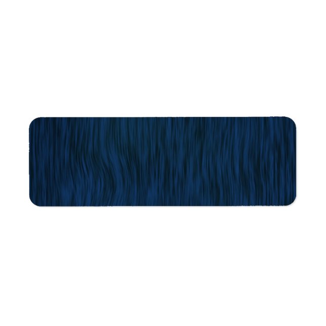 Rough Wood Grain Look Background Deep Blue Label (Front)