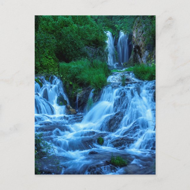 Roughlock Falls Spearfish Canyon Postcard (Front)