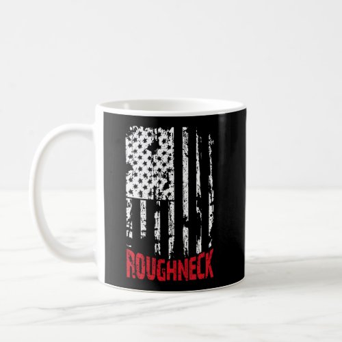 Roughneck American Flag Oilfield Coffee Mug