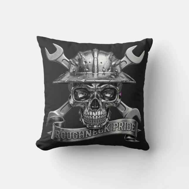 ROUGHNECK PRIDE THROW PILLOW (Front)