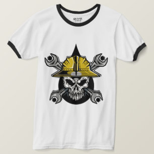 roughneck skull logo T-Shirt