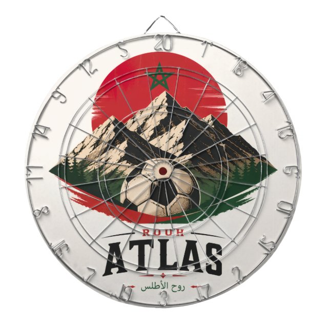 Rouh ATLAS Dart Board (Front)