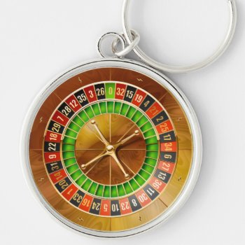Roulette 1 Keychains by Ronspassionfordesign at Zazzle