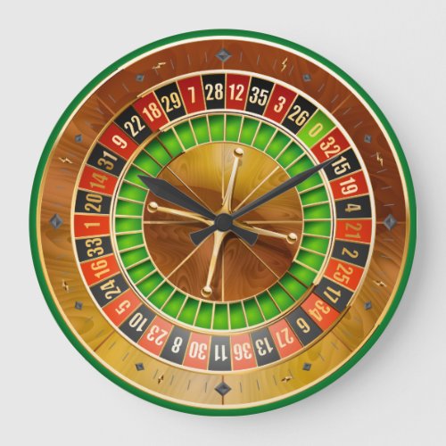 Roulette 1 Wall Clocks Options