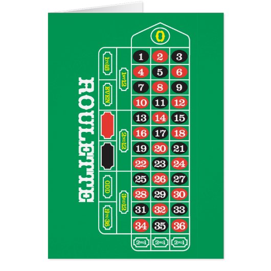 Roulette Cards (Front)