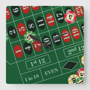 Roulette Custom Wall Clock