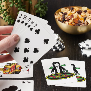 Roulette Dealer Playing Cards