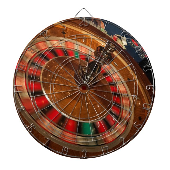 Roulette Game Money Casino Las Vegas Dartboard With Darts (Front)
